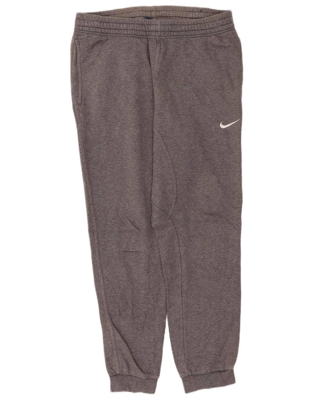 Nike Womens Tracksuit Trousers Joggers UK 14 Medium  Grey Cotton