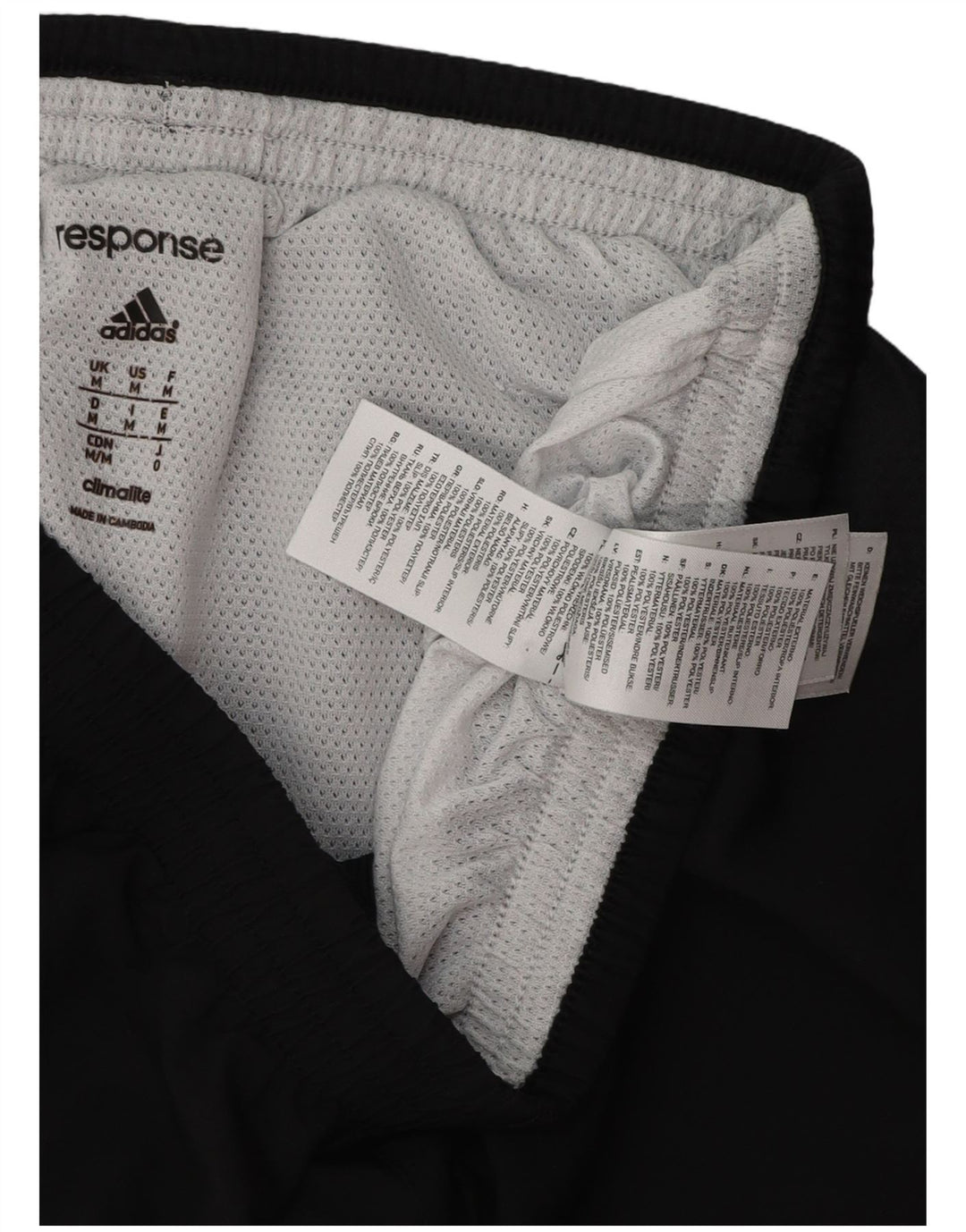 Adidas Mens Climalite Sport Shorts Medium Black Polyester