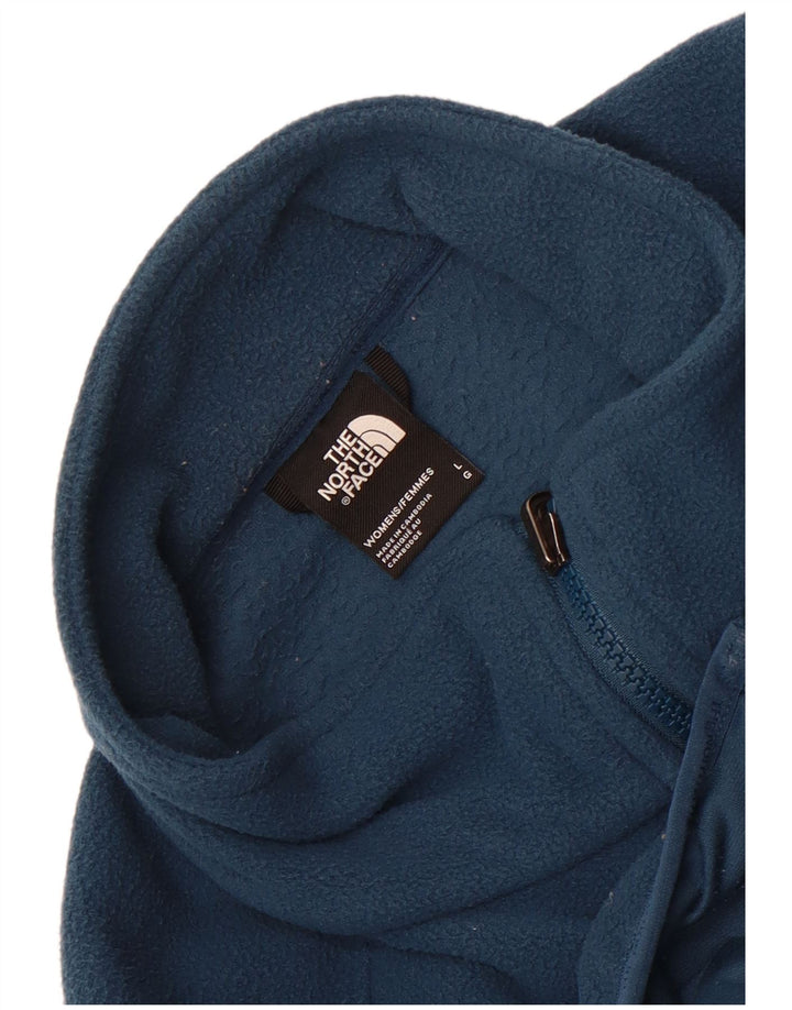 The North Face Womens Fleece Jacket UK 16 Large Blue