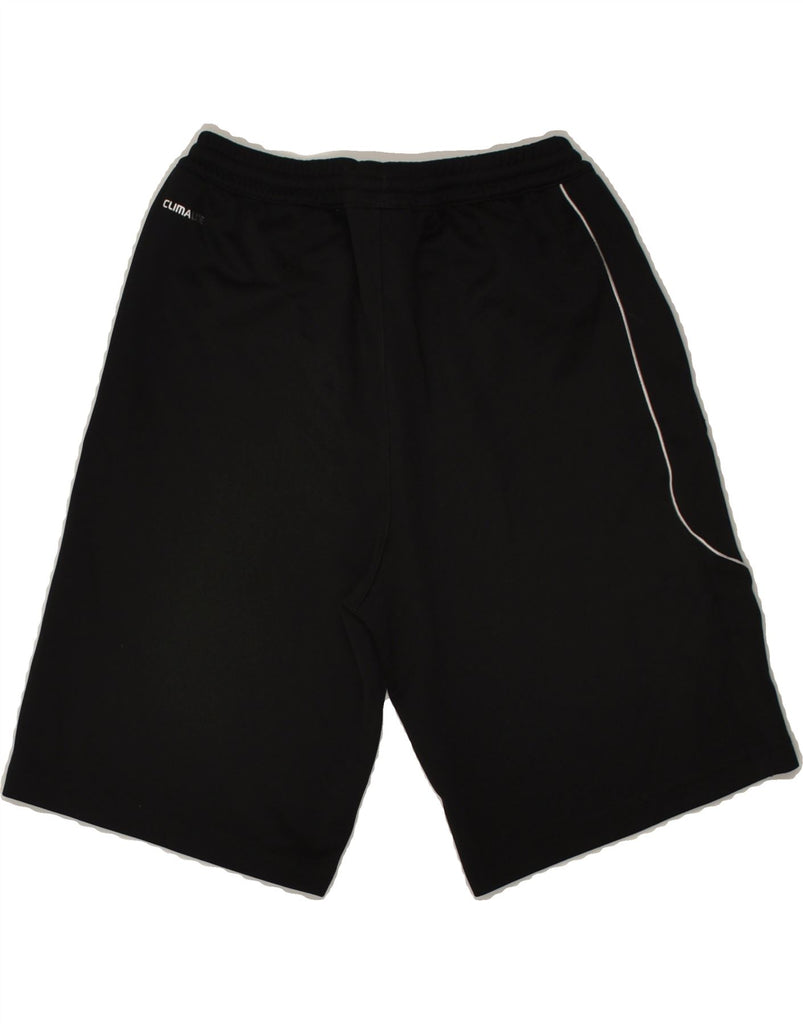 ADIDAS Boys Sport Shorts 11-12 Years Black Polyester | Vintage Adidas | Thrift | Second-Hand Adidas | Used Clothing | Messina Hembry 