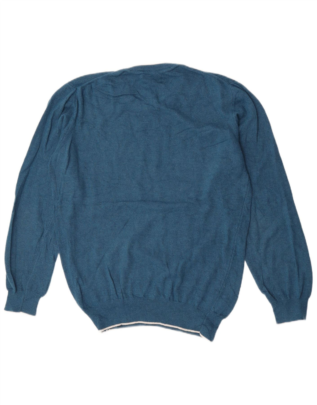 North Sails Mens Crew Neck Jumper Sweater Large Blue Polyamide
