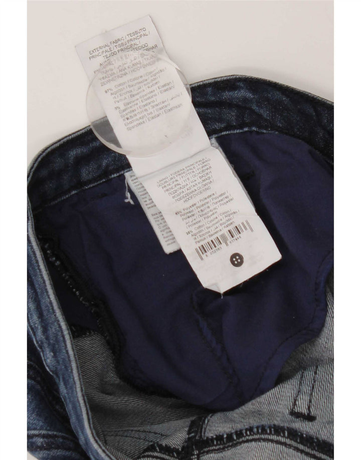 Trussardi Womens Slim Jeans W28 L28 Blue Cotton