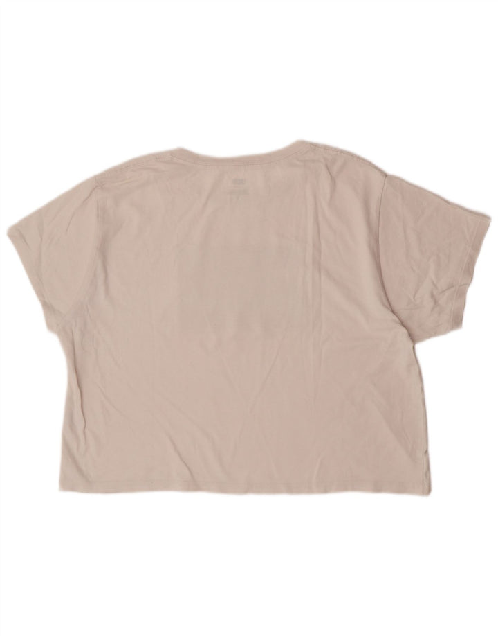 Levi's Womens Graphic T-Shirt Top UK 14 Medium White