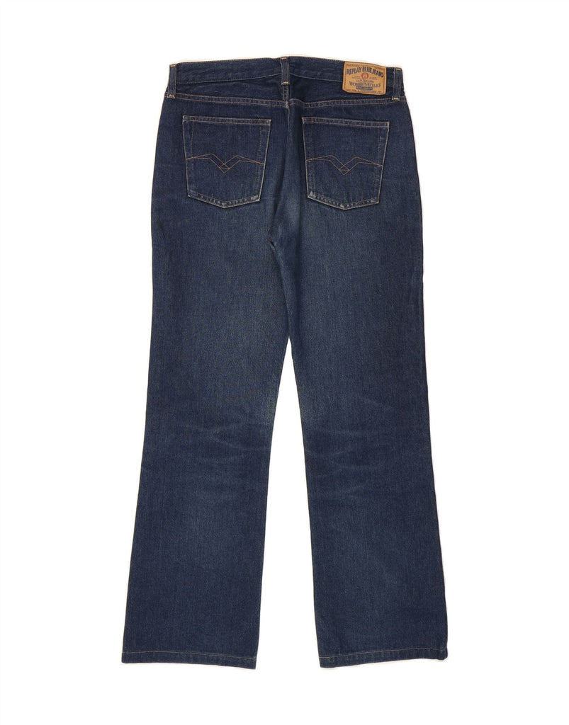REPLAY Womens Straight Jeans W30 L32 Blue Cotton Vintage Replay and Second-Hand Replay from Messina Hembry 
