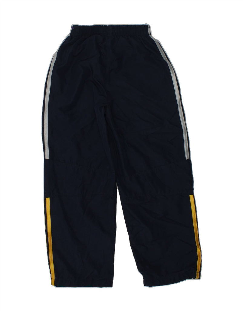 ADIDAS Boys Tracksuit Trousers 5-6 Years Navy Blue Polyester | Vintage Adidas | Thrift | Second-Hand Adidas | Used Clothing | Messina Hembry 