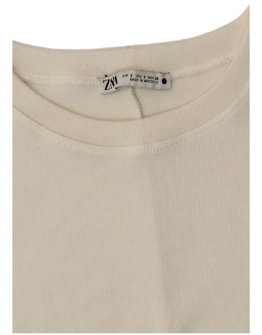 Zara Womens Maxi Jumper Dress UK 10 Small White