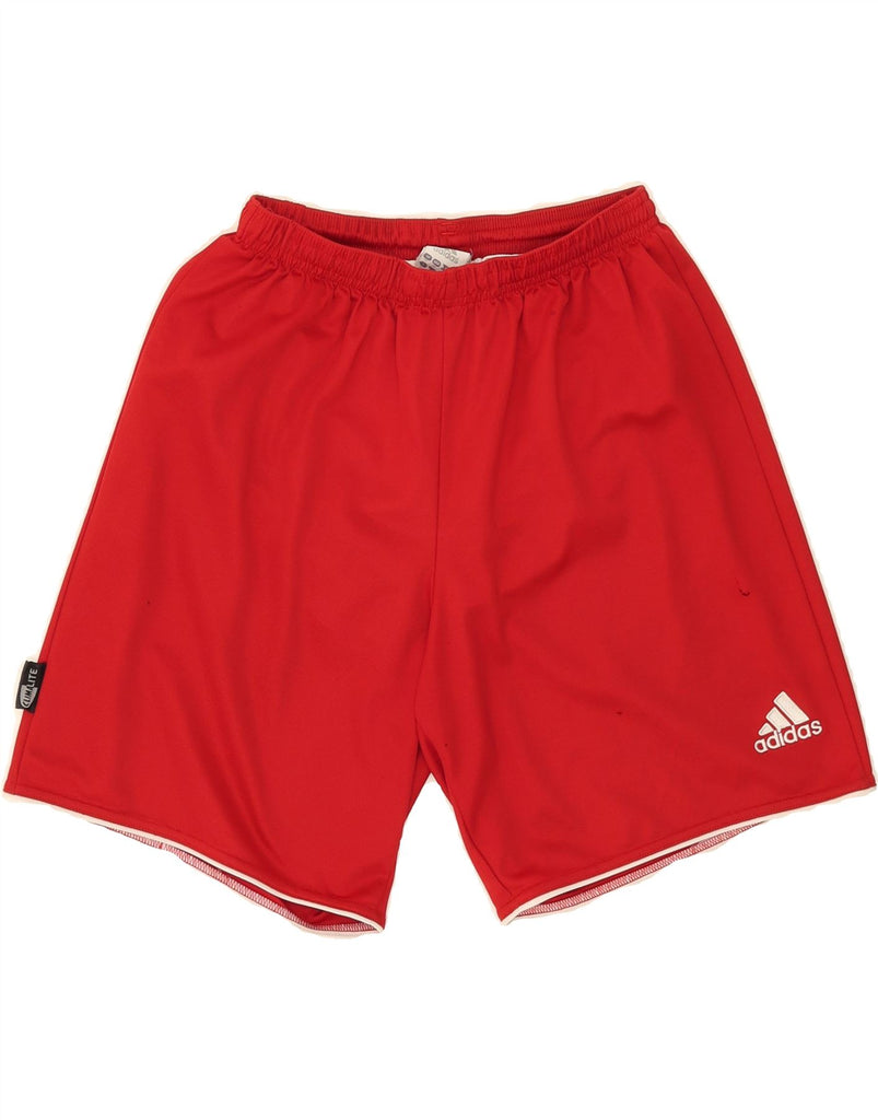 ADIDAS Mens Climalite Sport Shorts Medium  Red Polyester Vintage Adidas and Second-Hand Adidas from Messina Hembry 