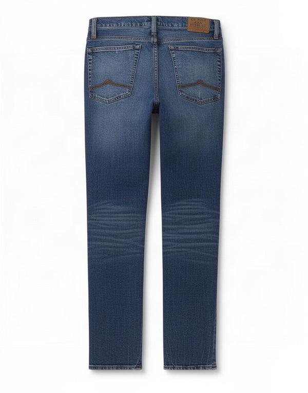 U.S. Polo Assn. Mens Distressed Slim Jeans W34 L32 Blue Cotton