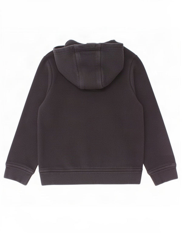 Nike Boys Hoodie Jumper 4-5 Years Small Black Cotton