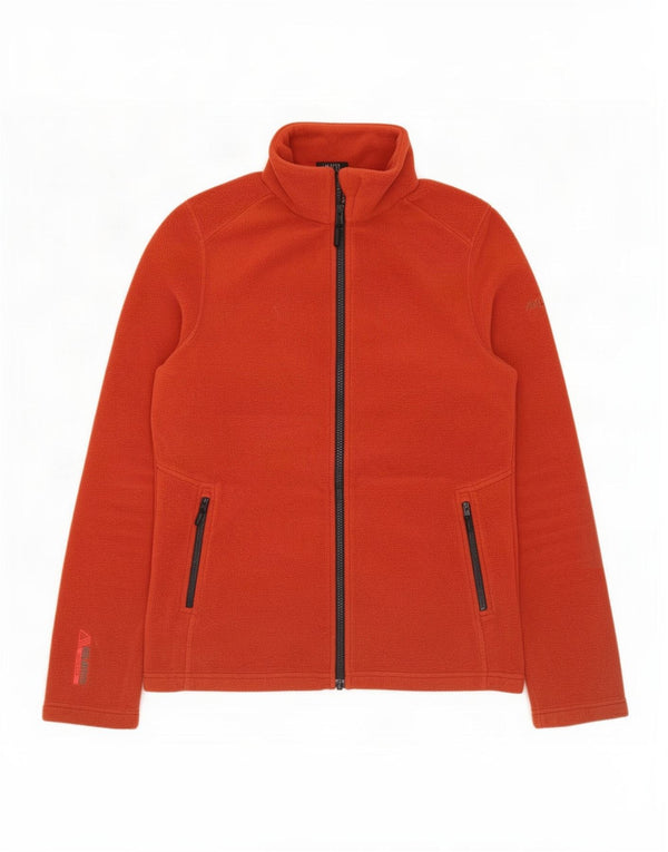 Musto Womens Fleece Jacket UK 12 Medium Orange Polyester