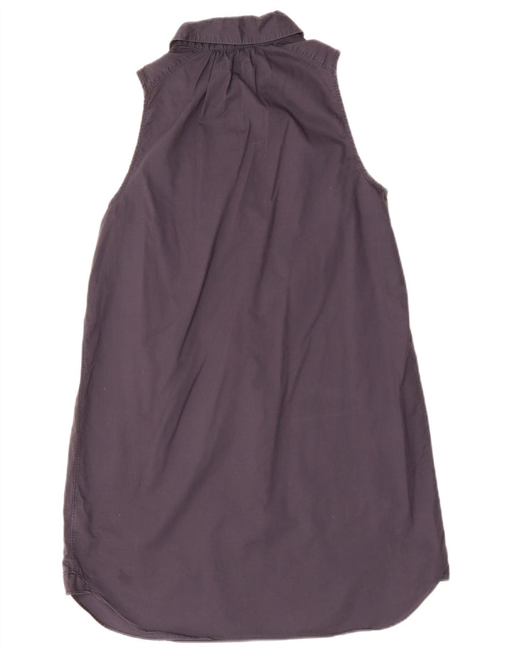CALVIN KLEIN Womens Sleeveless Pullover Shirt Dress UK 10 Small Navy Blue