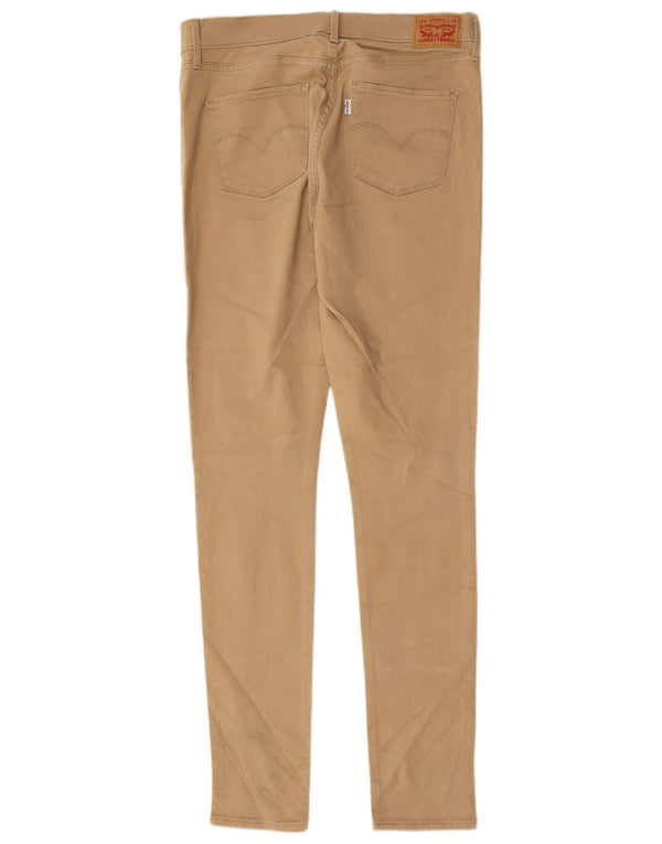 Levi's Womens 311 Shaping Skinny Jeans W30 L33 Brown Cotton