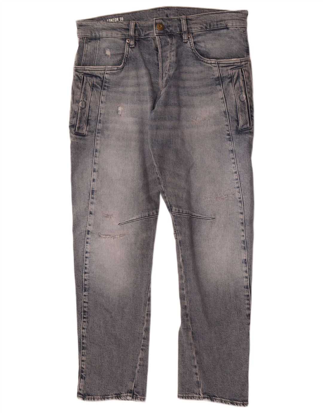 G-Star Mens Straight Jeans W31 L30 Blue Cotton