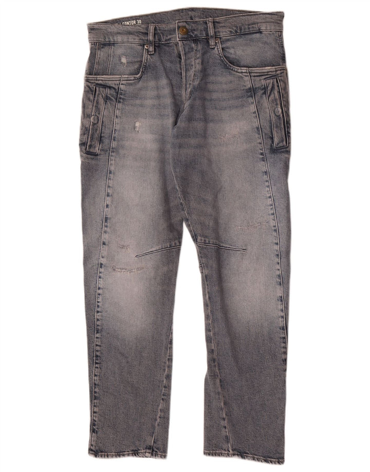 G-Star Mens Straight Jeans W31 L30 Blue Cotton