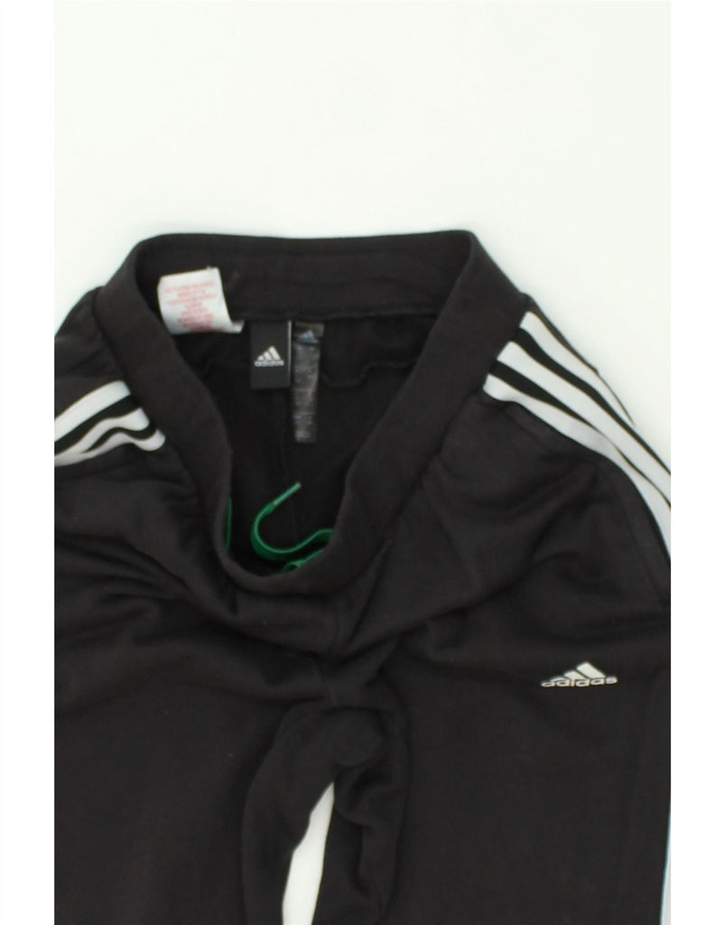 ADIDAS Boys Tracksuit Trousers Joggers 13-14 Years Black Colourblock | Vintage Adidas | Thrift | Second-Hand Adidas | Used Clothing | Messina Hembry 