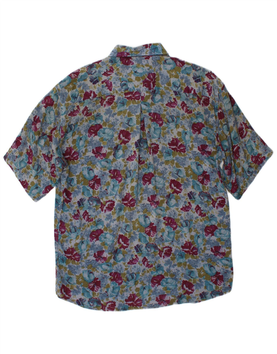 Mac Fashion Mens Short Sleeve Shirt Small Multicoloured Floral