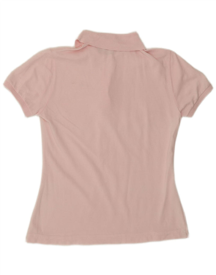 Lacoste Womens Polo Shirt Size 40 Medium Pink Cotton