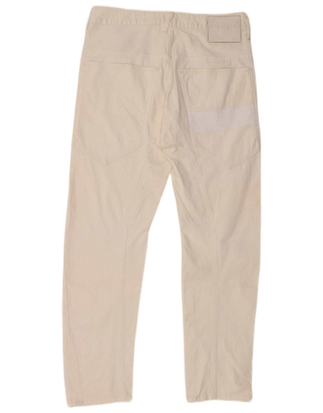 G-STAR Mens Straight Jeans W32 L32 White Cotton