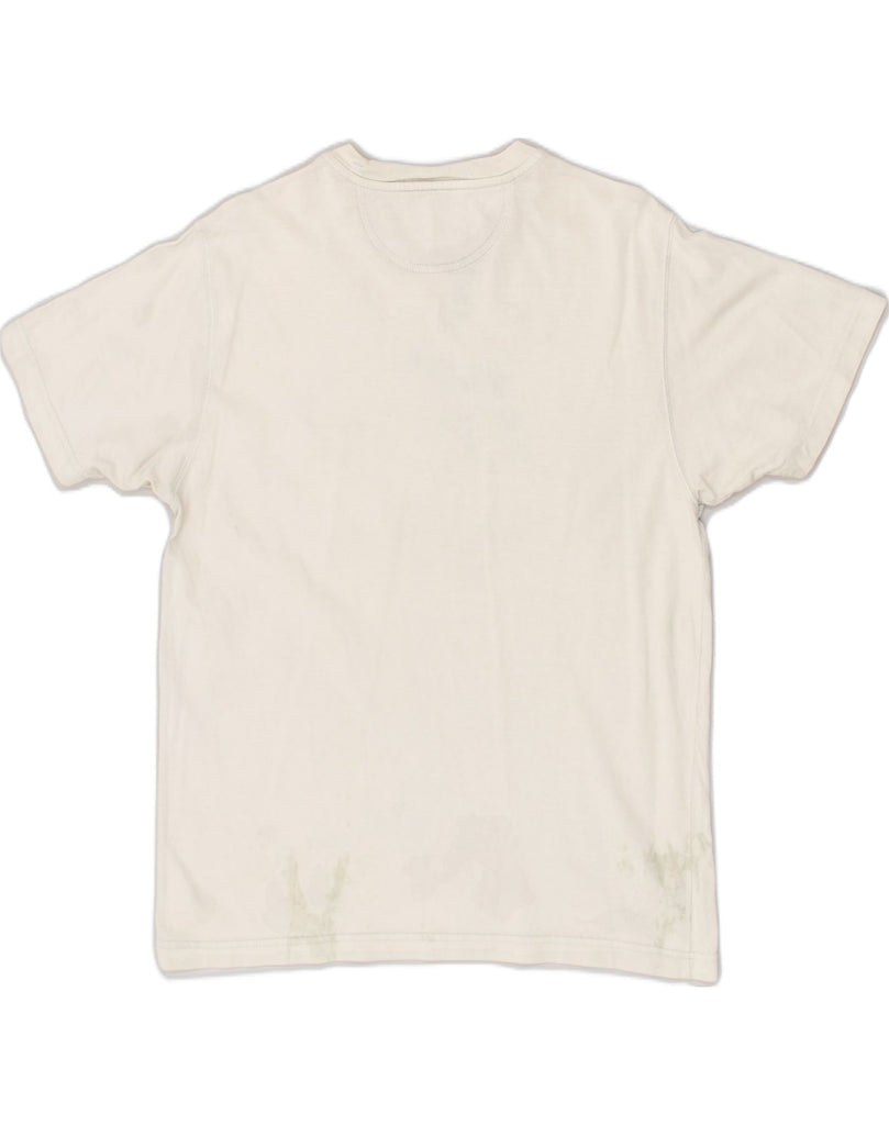 CHAMPION Mens T-Shirt Top Small Off White | Vintage Champion | Thrift | Second-Hand Champion | Used Clothing | Messina Hembry 