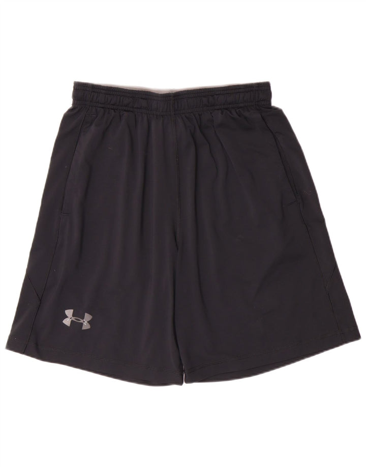 UNDER ARMOUR Mens Sport Shorts Small Black Polyester Sports