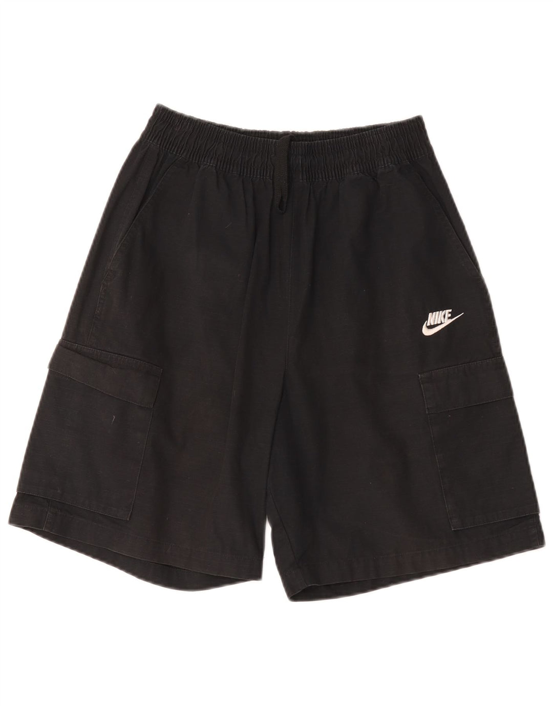 Nike Mens Cargo Shorts Small W27 Black Cotton