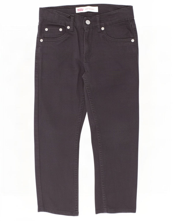 Levi's Boys 510 Skinny Jeans 9-10 Years W26 L20 Black Cotton