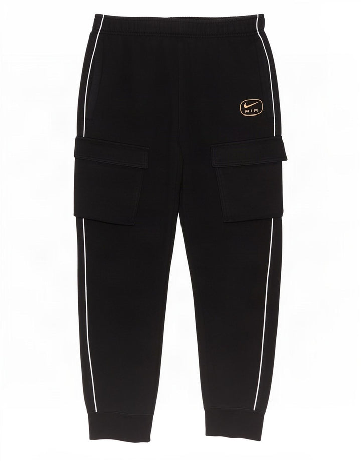 Nike Mens Cargo Tracksuit Trousers Joggers Medium Black Cotton