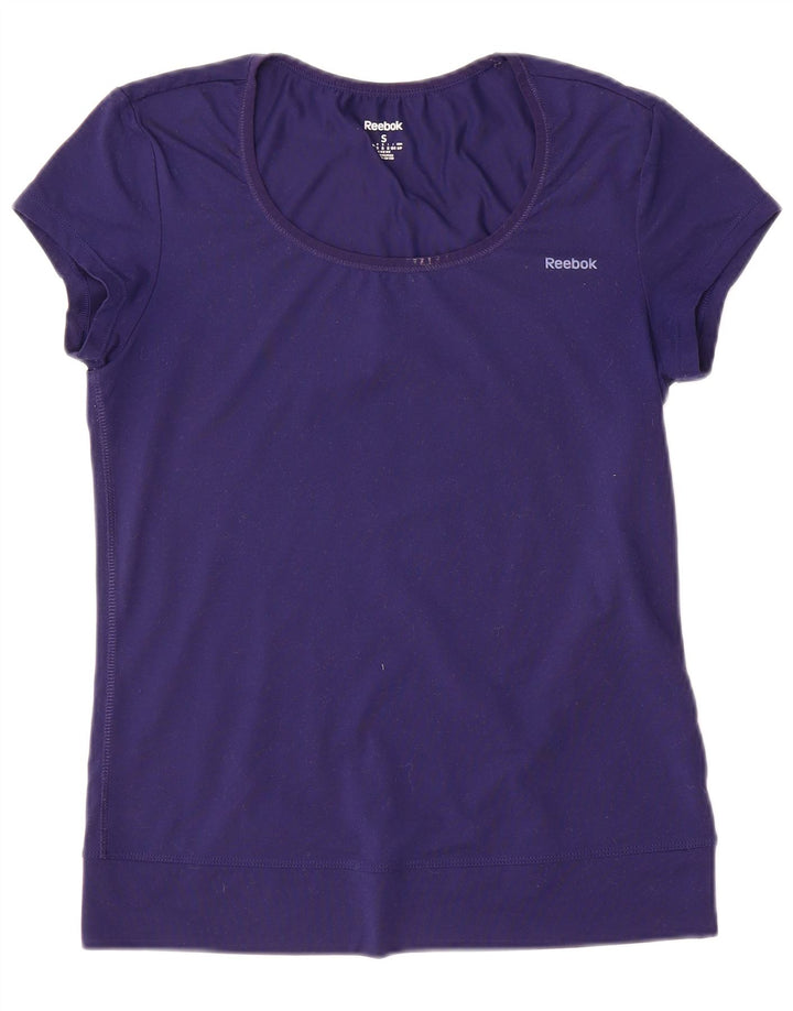 Reebok Womens T-Shirt Top UK 8/10 Small Purple