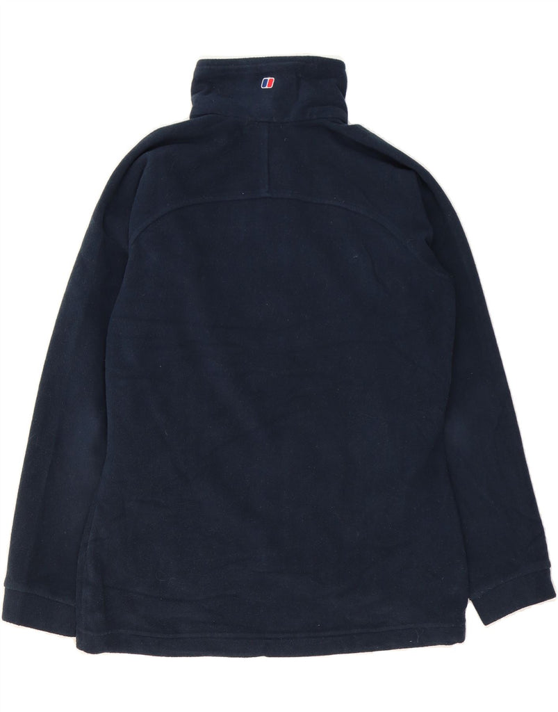 BERGHAUS Womens Fleece Jacket UK 14 Large Navy Blue Polyester Vintage Berghaus and Second-Hand Berghaus from Messina Hembry 