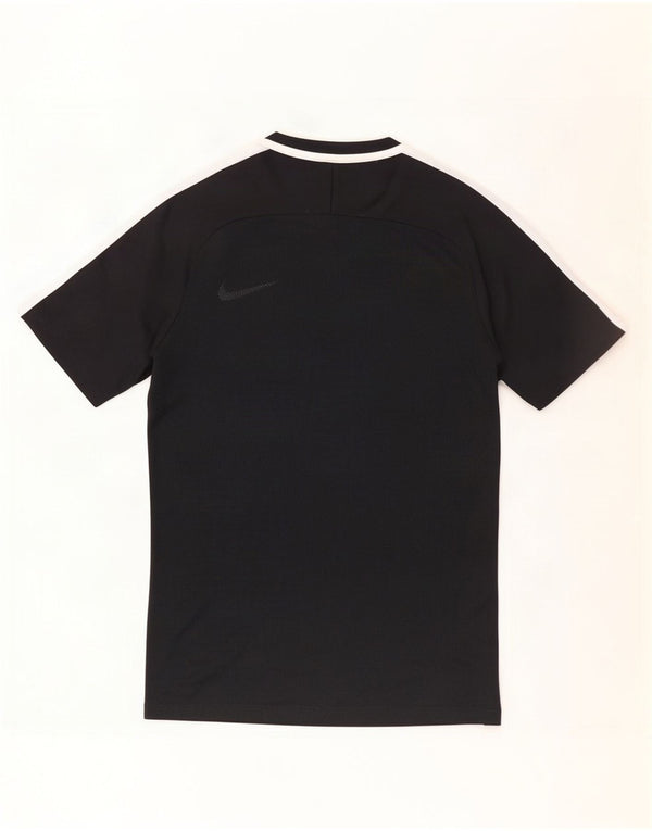 Nike Mens Dri Fit T-Shirt Top Small Black Colourblock