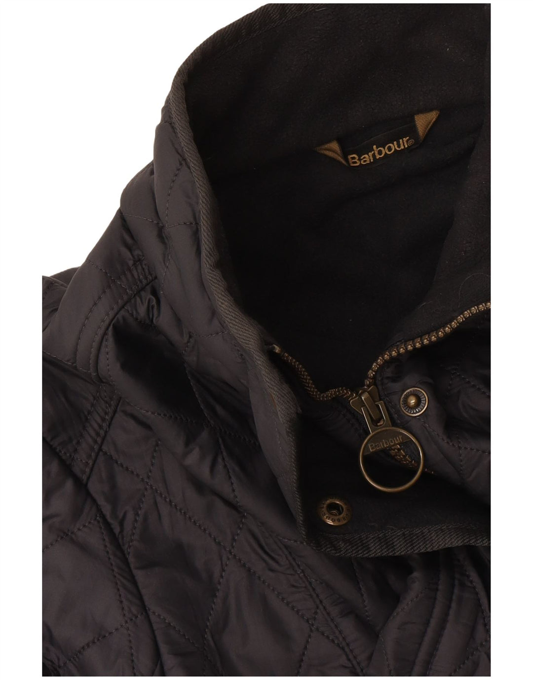 Barbour Womens Quilted Jacket UK 14 Large Black