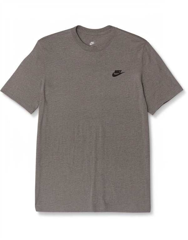 Nike Mens T-Shirt Top Medium Grey Flecked Cotton