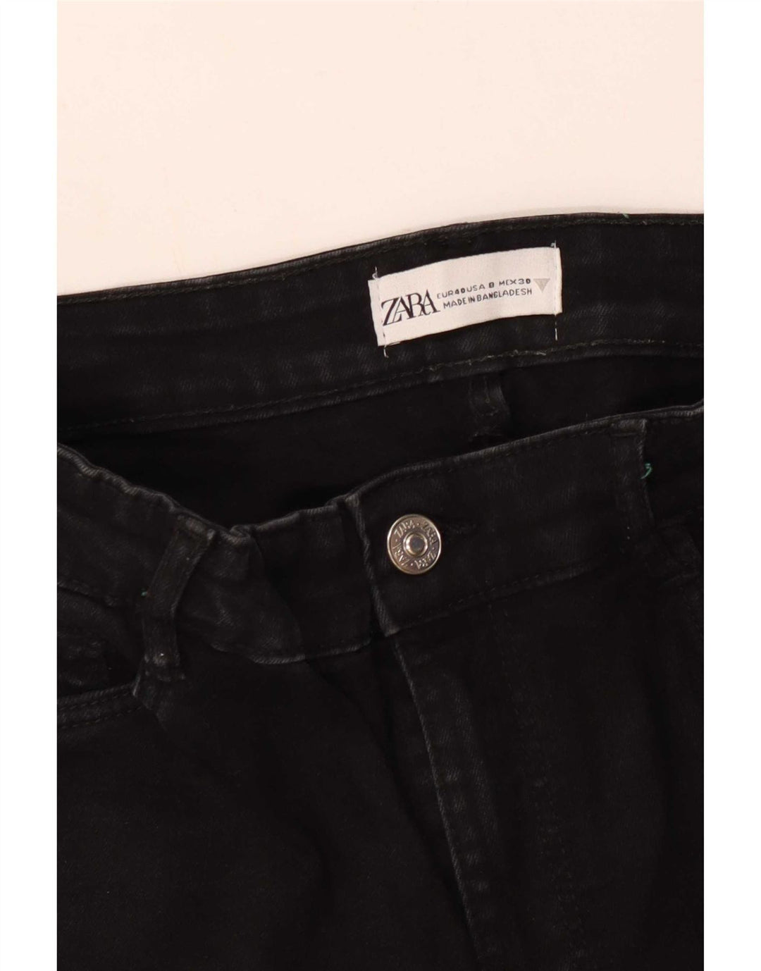 Zara Womens Skinny Jeans EU 40 Medium W30 L28 Black