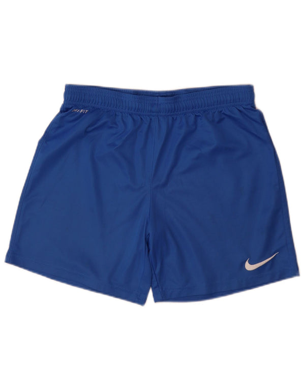 Nike Mens Dri Fit Sport Shorts Small Blue Polyester