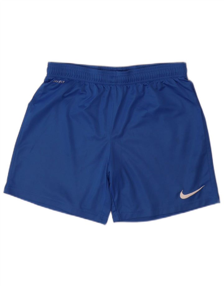 Nike Mens Dri Fit Sport Shorts Small Blue Polyester