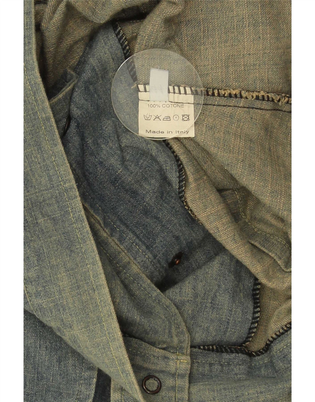 Leonor Womens Denim Jacket IT 44 Medium Blue Cotton