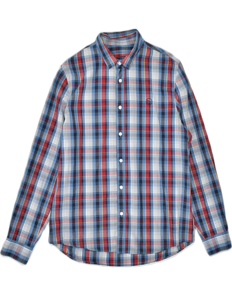 WOOLRICH Mens Penn-Rich Slim Fit Shirt XL Multicoloured Check | Vintage | Thrift | Second-Hand | Used Clothing | Messina Hembry 