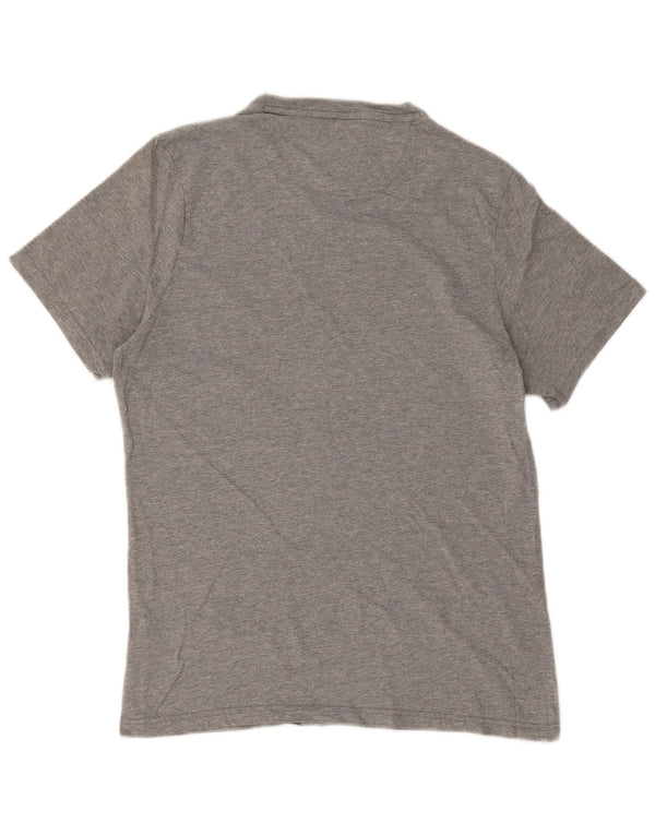 Barbour Mens Tailored Fit Graphic T-Shirt Top Medium Grey Flecked Cotton