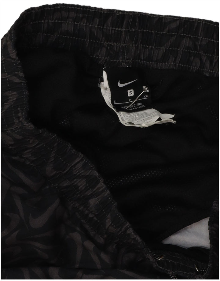 Nike Mens Graphic Sport Shorts Small  Black Polyester