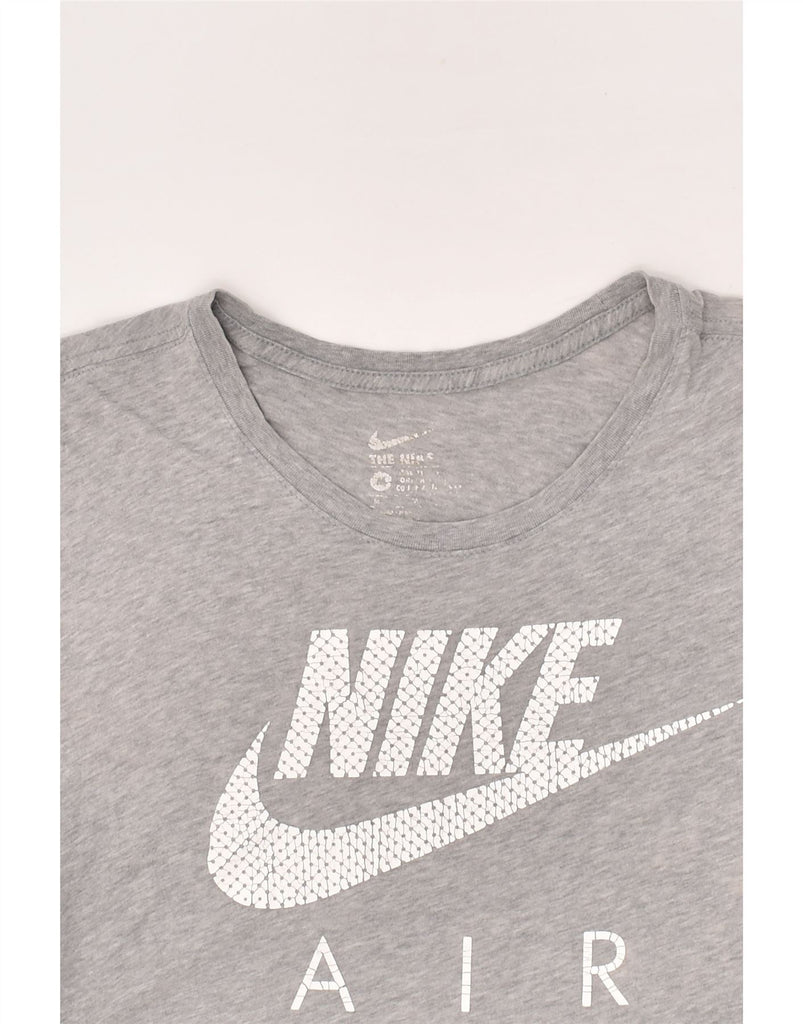 NIKE Mens Graphic T-Shirt Top Medium Grey Cotton | Vintage Nike | Thrift | Second-Hand Nike | Used Clothing | Messina Hembry 