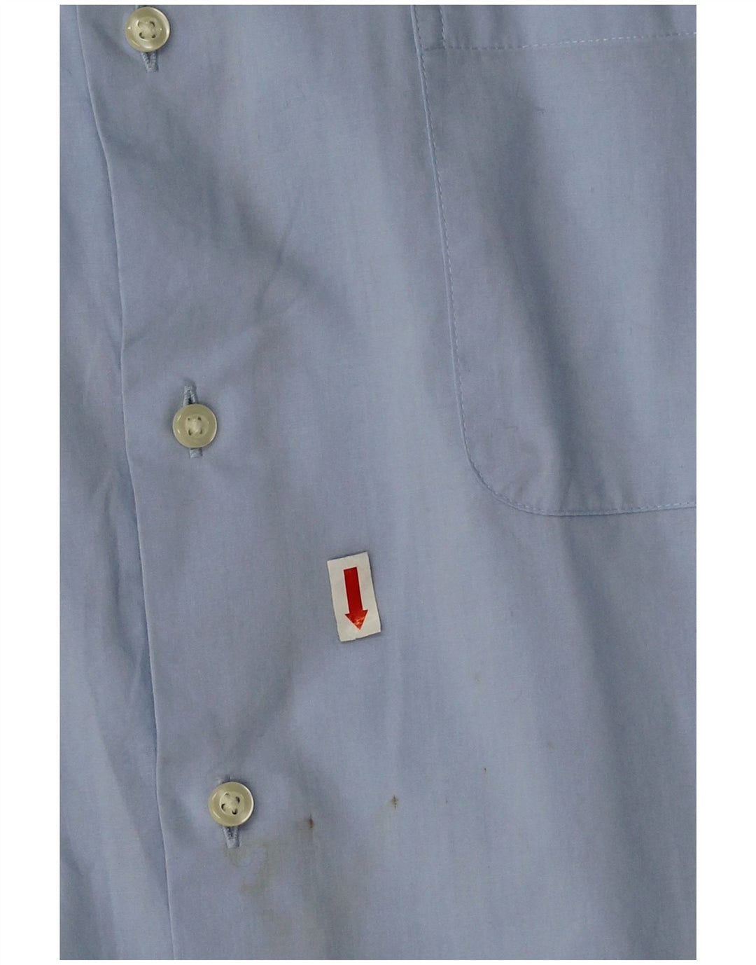 Dockers Mens Shirt Size 15 1/2 Medium Blue Cotton