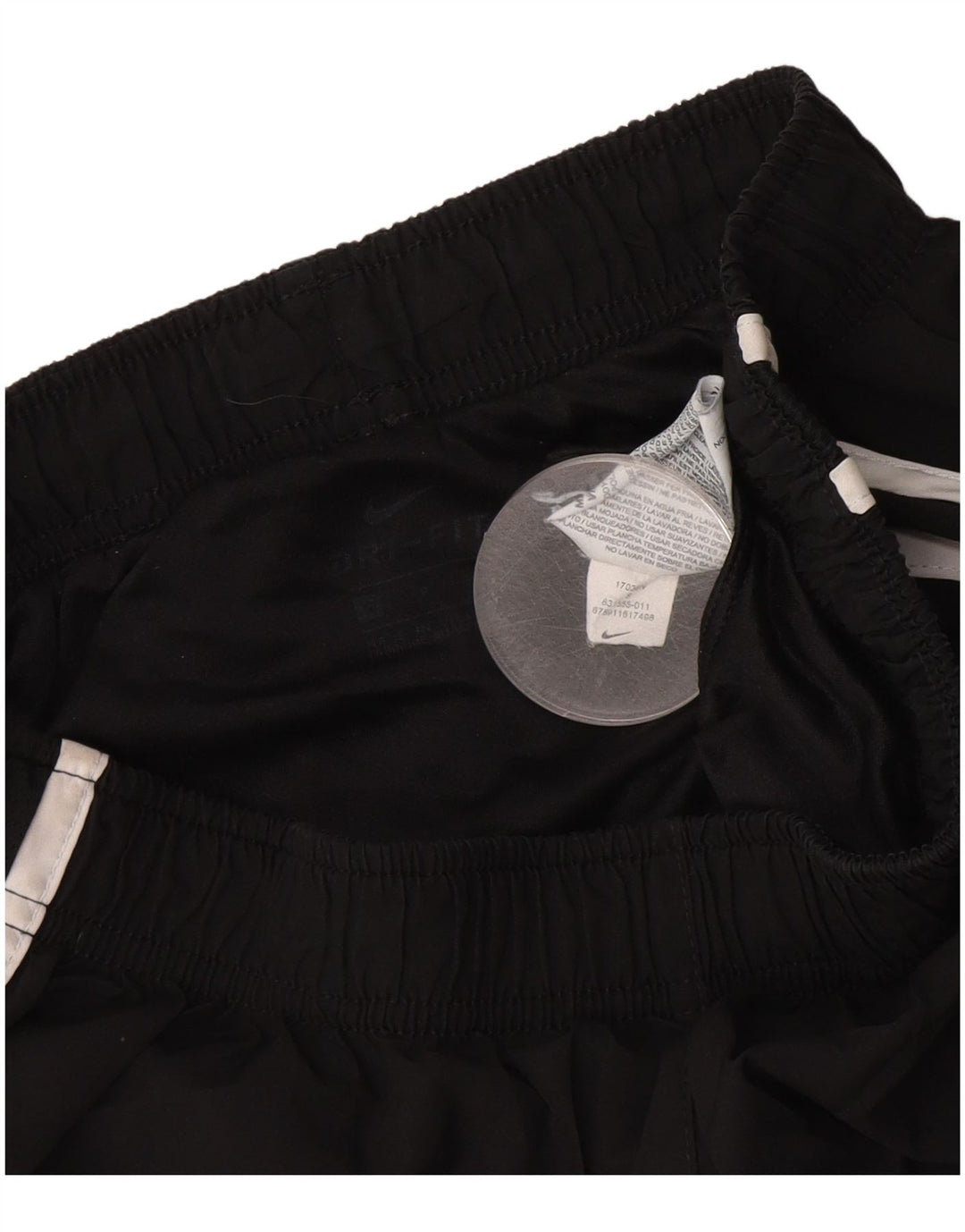 NIKE Womens Sport Shorts UK 8 Small Black Polyester
