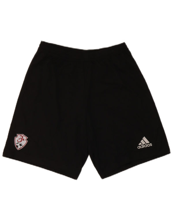 Adidas Mens Aeroready Graphic Sport Shorts Small Black Polyester