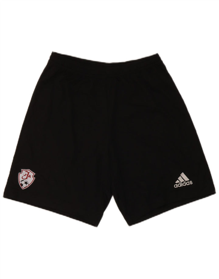 Adidas Mens Aeroready Graphic Sport Shorts Small Black Polyester