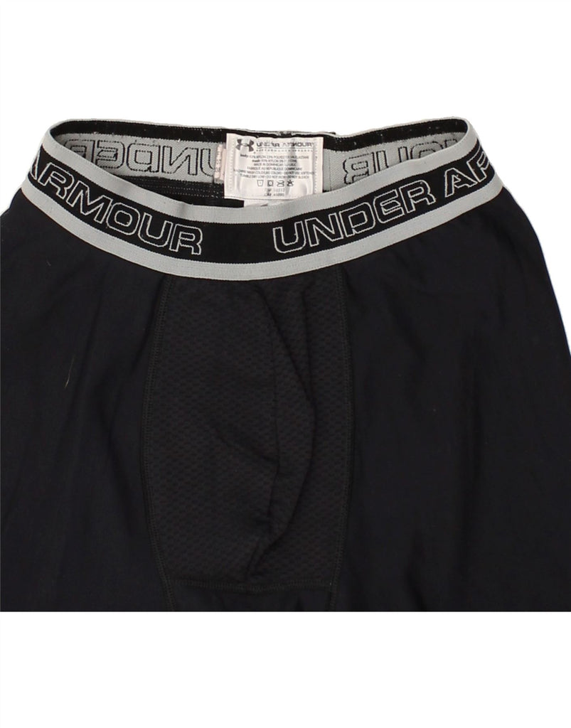 UNDER ARMOUR Mens Sport Shorts XS Black Nylon | Vintage Under Armour | Thrift | Second-Hand Under Armour | Used Clothing | Messina Hembry 