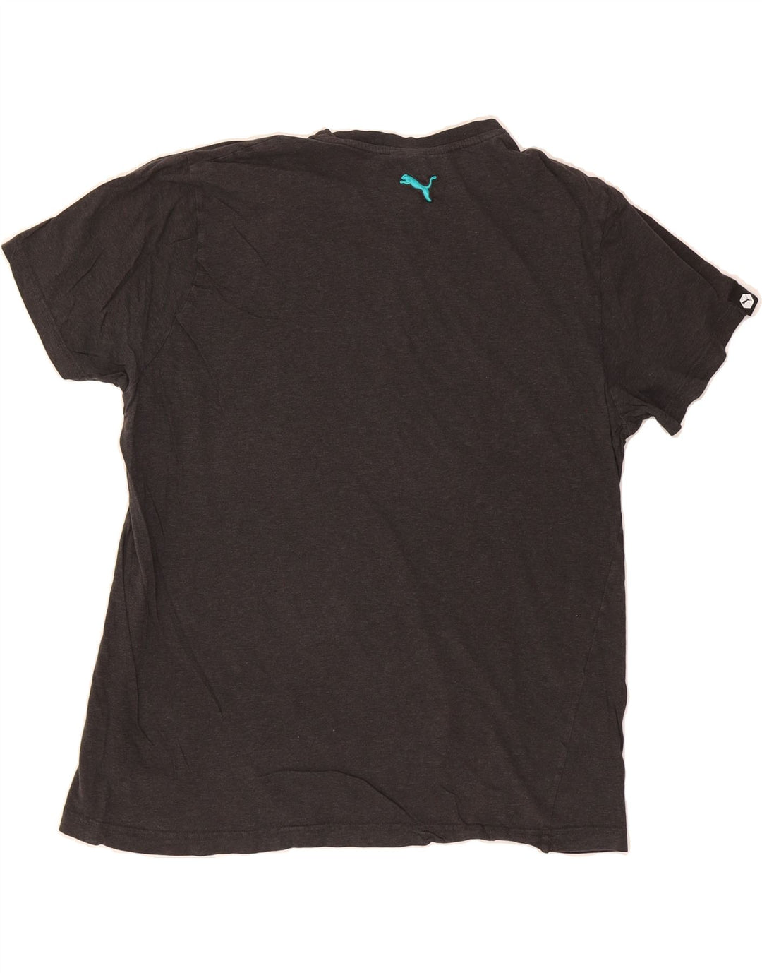 PUMA Mens Graphic T-Shirt Top XL Grey Vintage Puma and Second-Hand Puma from Messina Hembry 
