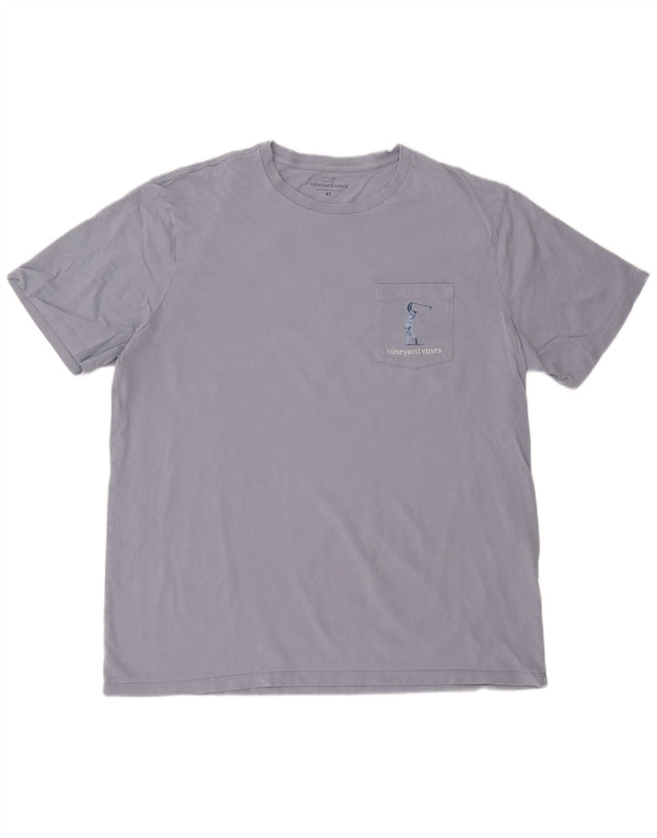 Vineyard Vines Mens Graphic T-Shirt Top XL Purple Cotton