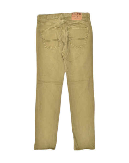 HOLLISTER Mens Skinny Jeans W28 L30 Khaki Cotton, Vintage & Second-Hand  Clothing Online