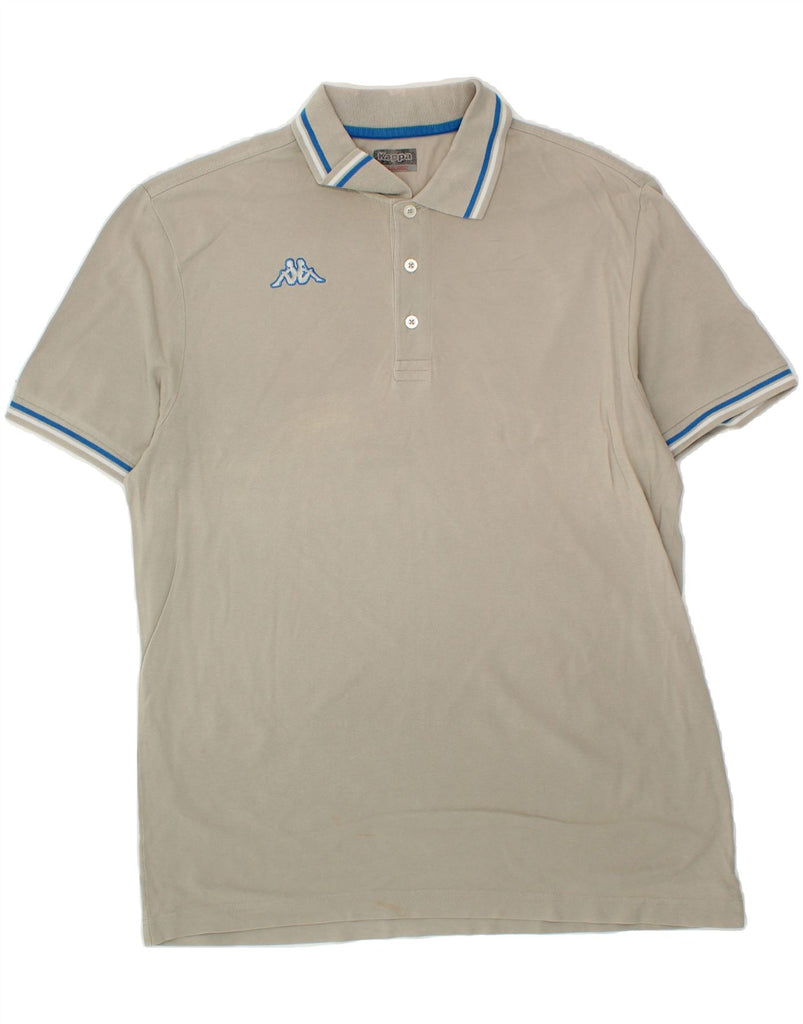 KAPPA Mens Polo Shirt XL Grey Vintage Kappa and Second-Hand Kappa from Messina Hembry 