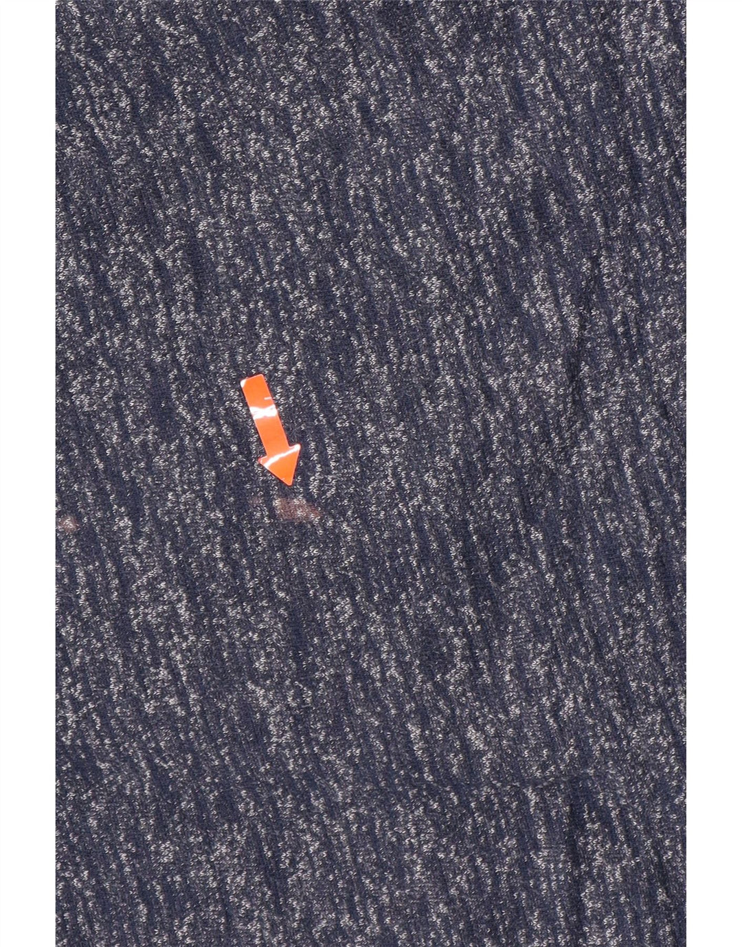 ADIDAS Mens Short Sleeve Hoodie Jumper Large Navy Blue Flecked Cotton